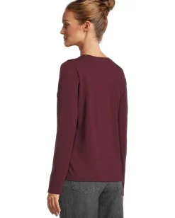 Madewell Shirts & Tops|Shirts & Tops<Northside Long Sleeve Tee Bordeaux