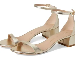 Stuart Weitzman Heels|Sandals<Nudist Block 35 Light Gold