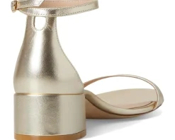 Stuart Weitzman Heels|Sandals<Nudist Block 35 Light Gold