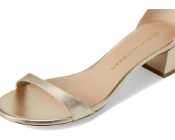 Stuart Weitzman Heels|Sandals<Nudist Block 35 Light Gold