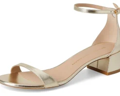Stuart Weitzman Heels|Sandals<Nudist Block 35 Light Gold