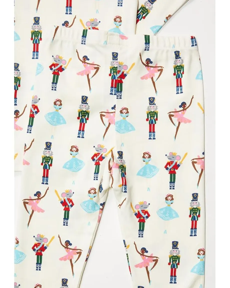 Hatley Kids Clothing<Nutcracke Cotton Pajama Set (Toddler/Little Kids/Big Kids) Natural