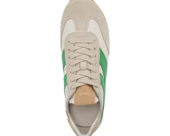 Vince Sneakers|Sneakers<Oasis Runner Lace-Up Sneakers Milk/Emerald Green