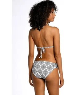 Swimwear|Swimsuits & Cover-Ups|La Blanca Oasis Tile Triangle Bra Black/White