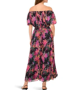 Women Vince Camuto Off Shoulder Puff Sleeve Maxi Dress