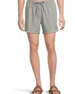 Activewear|Board Shorts|SAXX UNDERWEAR Oh Buoy 2-in-1 5" Volley Rise And Shine/Tidal Blue