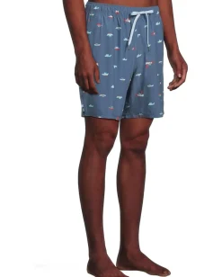 SAXX UNDERWEAR Activewear|Board Shorts<Oh Buoy 2-in-1 7" Volley Let'S Get Kraken/Dk Denim