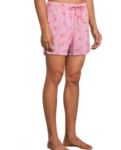 Activewear|Board Shorts|SAXX UNDERWEAR Oh Buoy 2-in-1 5" Volley Drinko Flamingo/Taffy