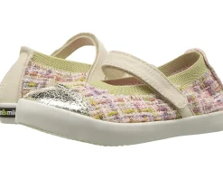 Morgan&Milo Kids Shoes<Olivia Boucle Mary Jane (Toddler/Little Kid) Gold
