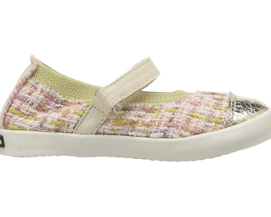 Morgan&Milo Kids Shoes<Olivia Boucle Mary Jane (Toddler/Little Kid) Gold