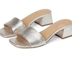 Heels|Sandals|Marc Fisher LTD Olysa Gold Leather