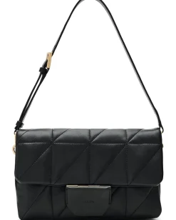 AllSaints Ondine Quilt Shoulder Black
