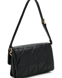 AllSaints Ondine Quilt Shoulder Black