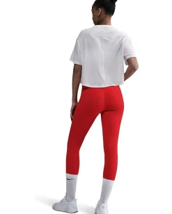 Activewear|Shirts & Tops|Nike One Relaxed Dri-FIT Cropped Short-Sleeve Top White