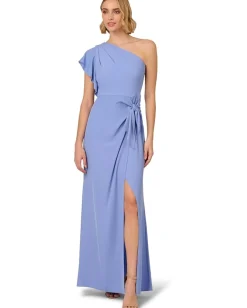 Dresses|Dresses|Adrianna Papell One-Shoulder Gown Peri Cruise