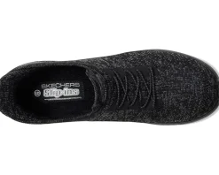 SKECHERS On-the-go Hands Free Slip-ins Swift W/ Sock Fit Black/Gray New
