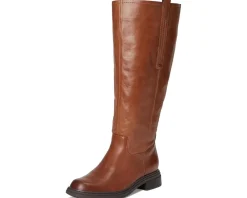 Boots|Boots|Naturalizer Ontime Wide Calf Knee High Boots English Tea Brown Leather