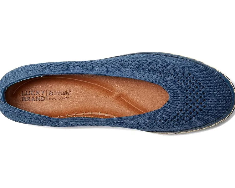 Lucky Brand Flats<Orena Knit Espadrille Sandals Dark Chambray