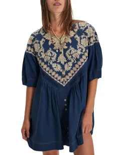 Dresses|Dresses|Free People Orson Mini Indigo Combo