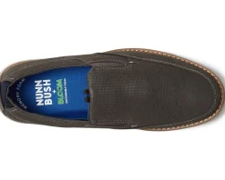 Loafers|Loafers|Nunn Bush Otto Plain Toe Slip-On Gray