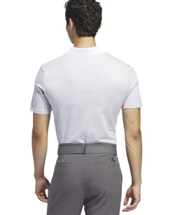 Activewear|adidas Golf Ottoman Short Sleeve Polo White/Grey Two