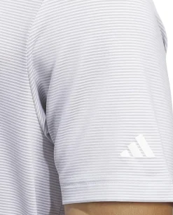 Activewear|adidas Golf Ottoman Short Sleeve Polo White/Grey Two