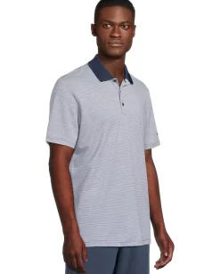 adidas Golf Activewear<Ottoman Short Sleeve Polo White/Collegiate Navy