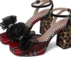 Blue by Betsey Johnson Heels|Sandals<Palloma Red Plaid