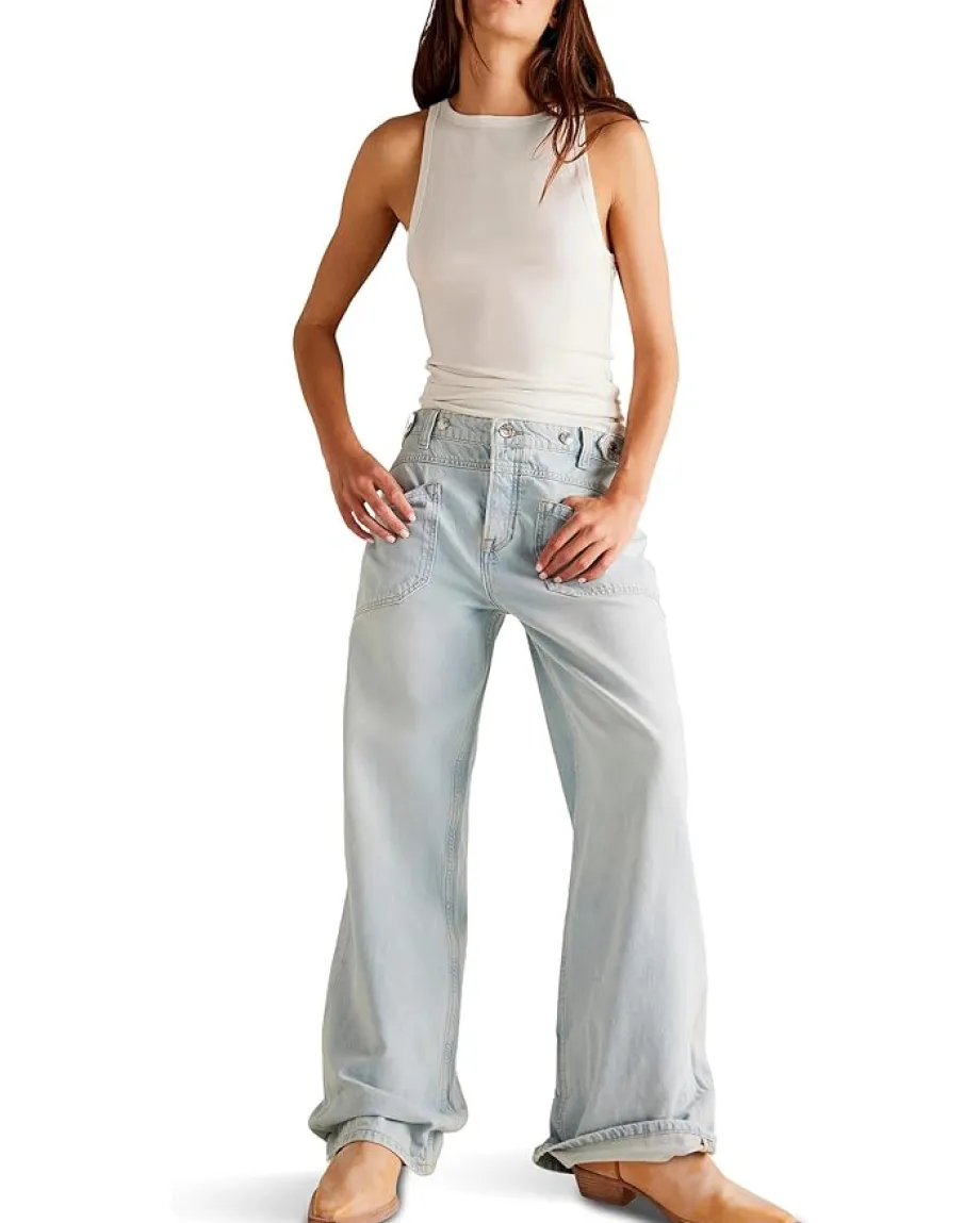 Women Free People Palmer Cuffed Jean