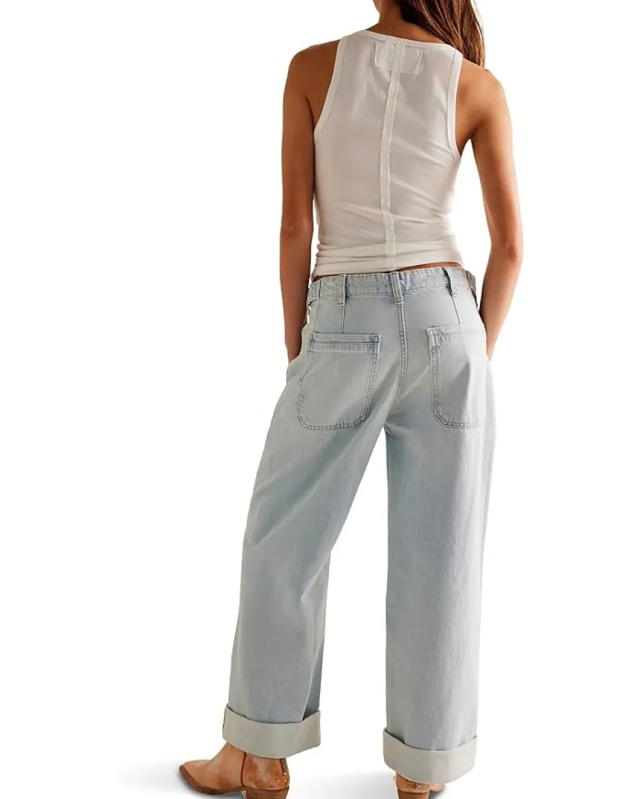 Women Free People Palmer Cuffed Jean