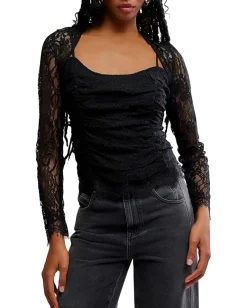 Women Free People Paloma Lace Top