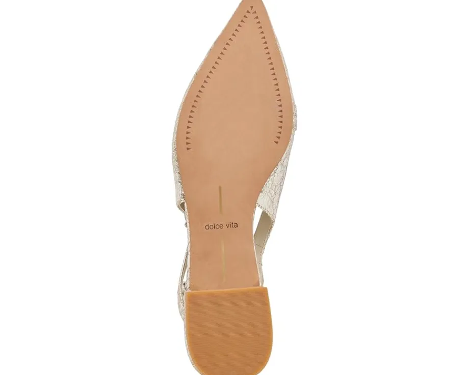 Dolce Vita Flats<Pamla Platinum Distressed Leather