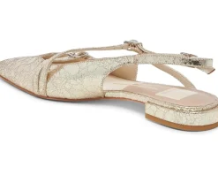 Dolce Vita Flats<Pamla Platinum Distressed Leather