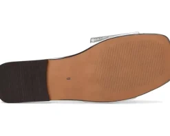 Seychelles Sandals|Sandals<Paris Croco Leather Slide Silver