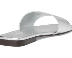 Seychelles Sandals|Sandals<Paris Croco Leather Slide Silver