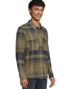 Activewear|T-Shirts|Volcom Parkstone Long Sleeve Thyme Green