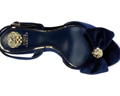 Heels|Sandals|Vince Camuto Paycen Bow Detail Slingback High Heel Sandal Deep Navy