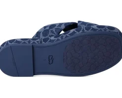 Sandals|Sandals|COACH Penelope Signature C Sandals Deep Blue