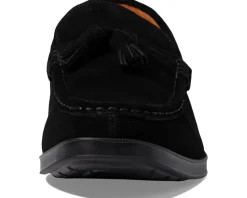 Stacy Adams Peppley Tassel Slip-On Black Suede