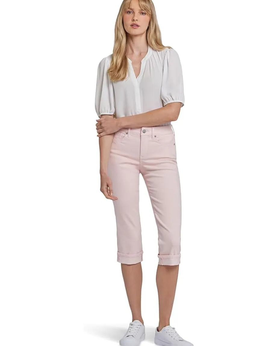 Women NYDJ Petite Marilyn Straight Crop Jeans In