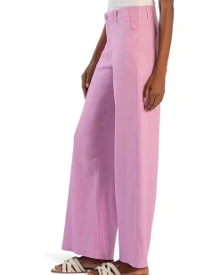 Women KUT from the Kloth Petite Meg High-Rise Wide Leg Pants in