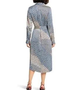 Dresses|Dresses|NIC+ZOE Petite Monogram Mix Blair Dress Blue Multi