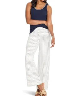 Women NIC+ZOE Petite Shimmer Trimmed Tank