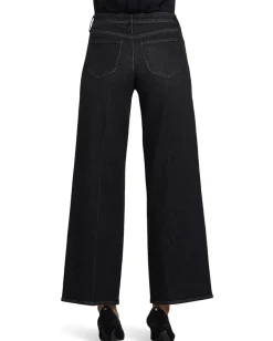 NYDJ Petite Teresa Wide Leg Jeans in French Nightfall Clearance