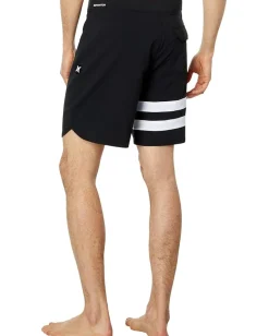Activewear|Board Shorts|Hurley Phantom-Eco Block Party 18" Boardshorts Black