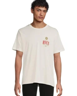 Activewear|T-Shirts|RVCA Philsner Short Sleeve Antique White