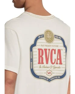 Activewear|T-Shirts|RVCA Philsner Short Sleeve Antique White