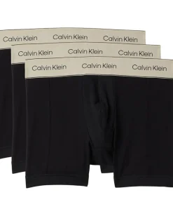 Activewear|Calvin Klein Underwear Pima Cotton 3-Pack Boxer Brief Black