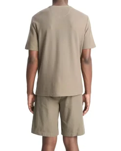 Vince Pima Pique Short Sleeve Crew Dome New