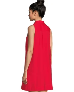 Vineyard Vines Pippa Poplin Dress Lighthouse Red Best